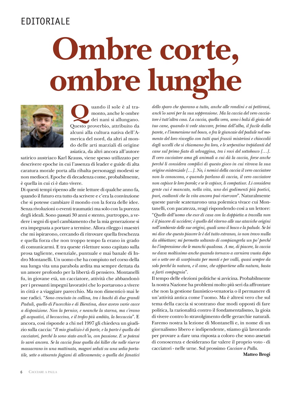 Caccia Magazine Preview Pages