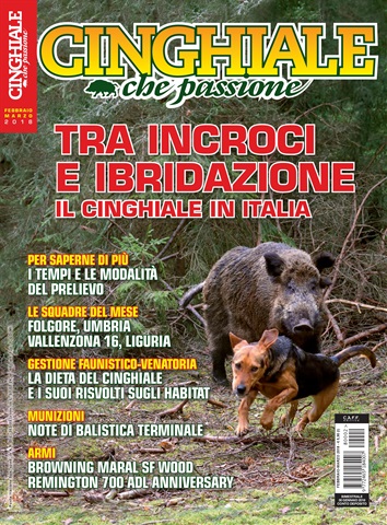 IL CINGHIALE CHE PASSIONE issue Feb-Mar 2018
