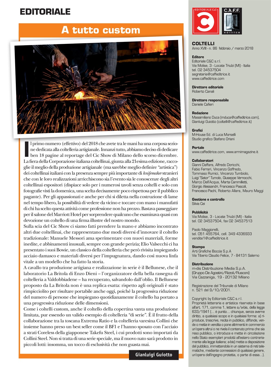 COLTELLI Preview Pages