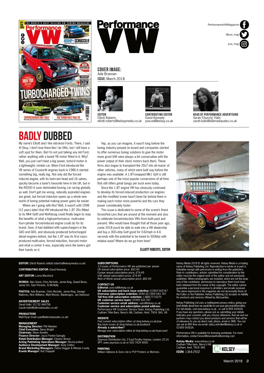 Performance VW Preview Pages