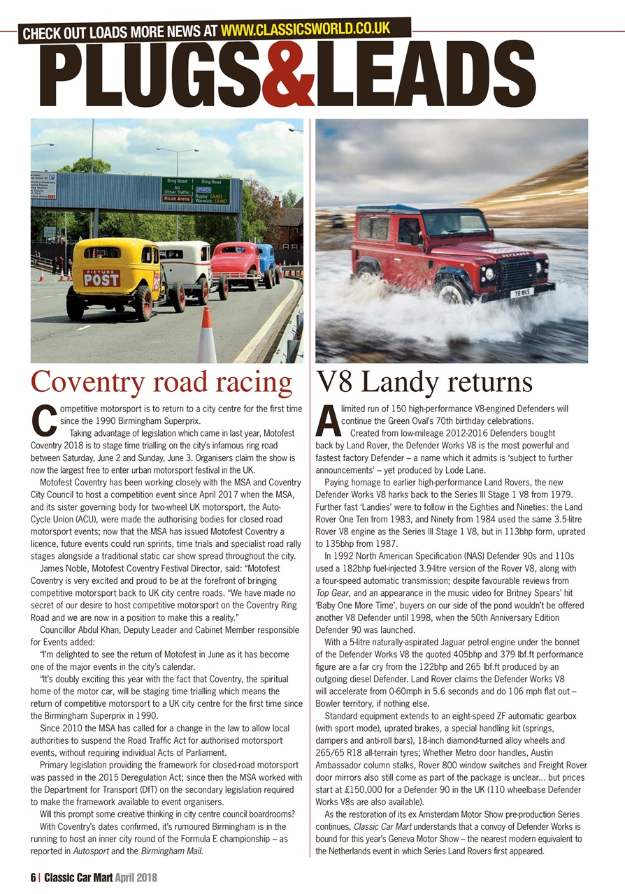 Classic Car Mart Preview Pages