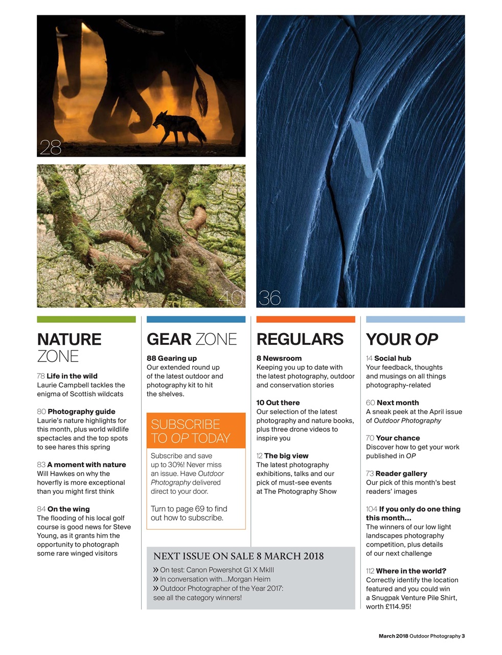 Outdoor Photography Preview Pages