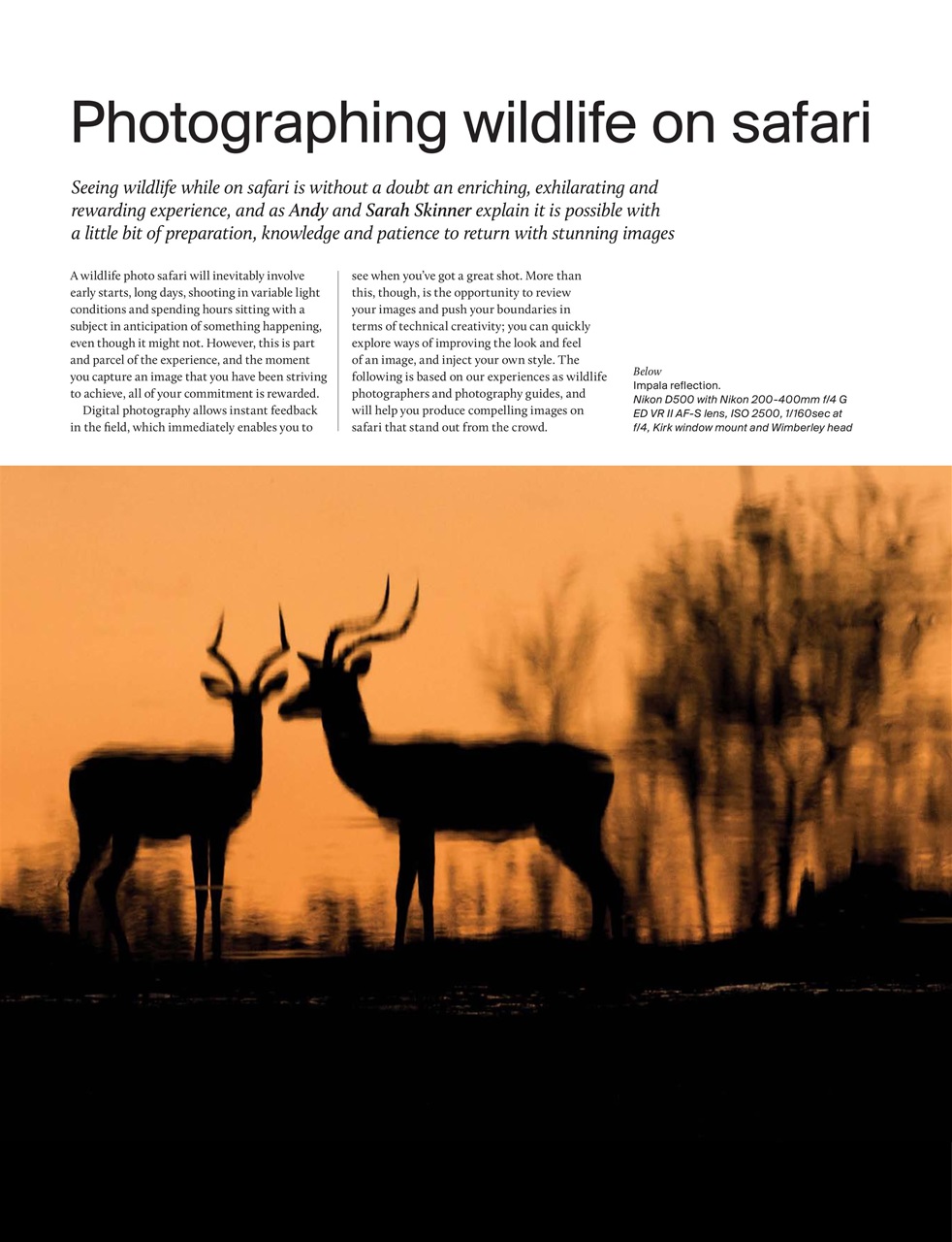 Outdoor Photography Preview Pages