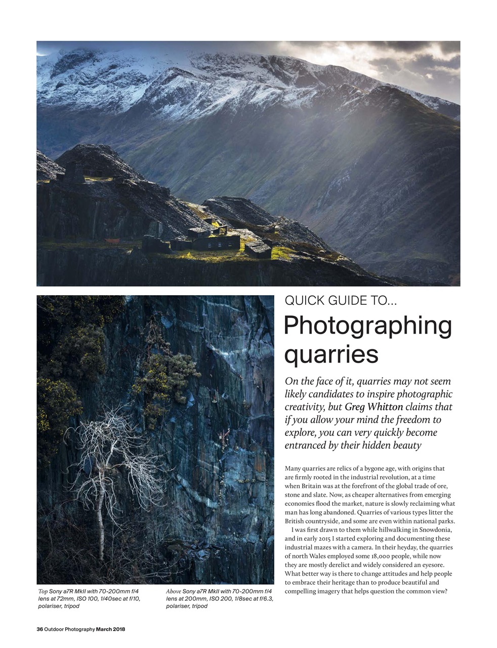 Outdoor Photography Preview Pages