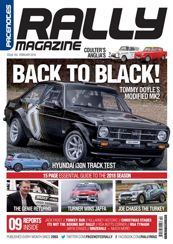 Pacenotes Rally magazine issue Issue 163 - Feb 2018