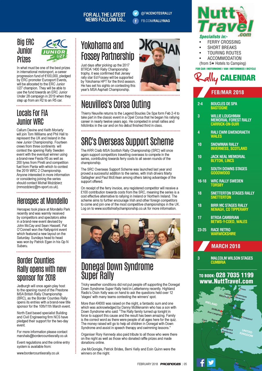 Pacenotes Rally magazine Preview Pages