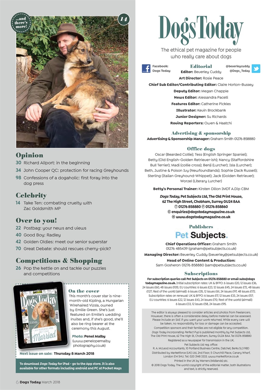 Dogs Today Magazine Preview Pages