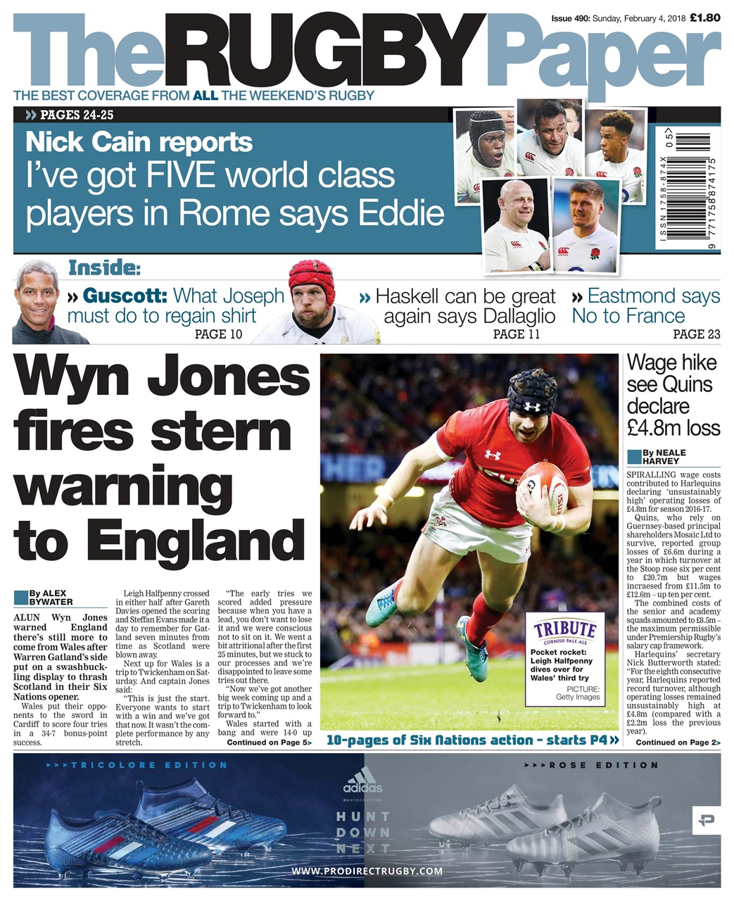 The Rugby Paper Preview Pages