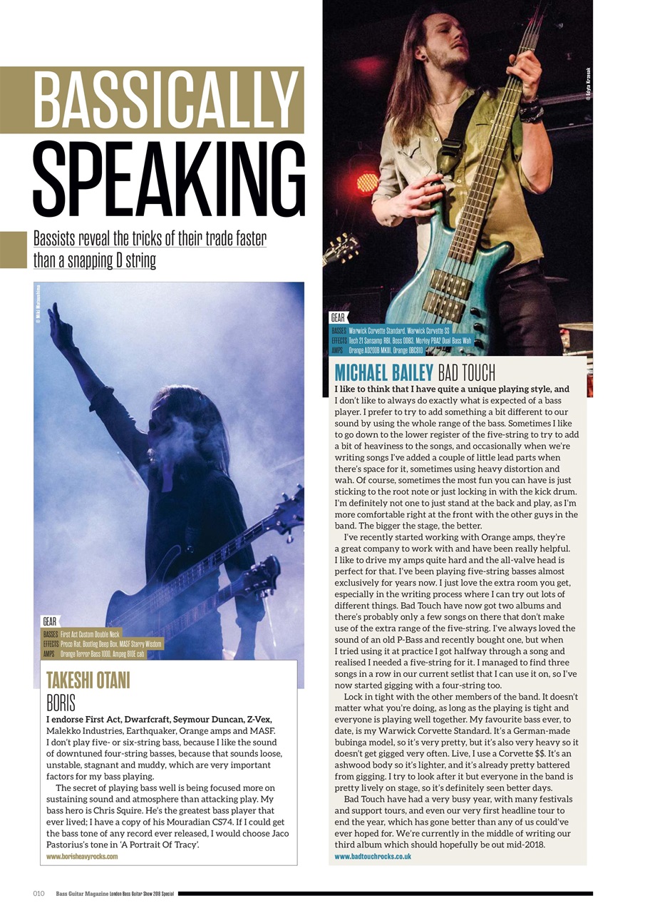 Bass Player UK Preview Pages