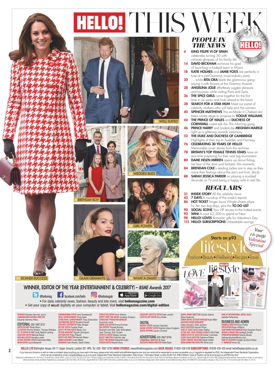 Hello! Magazine Preview Pages