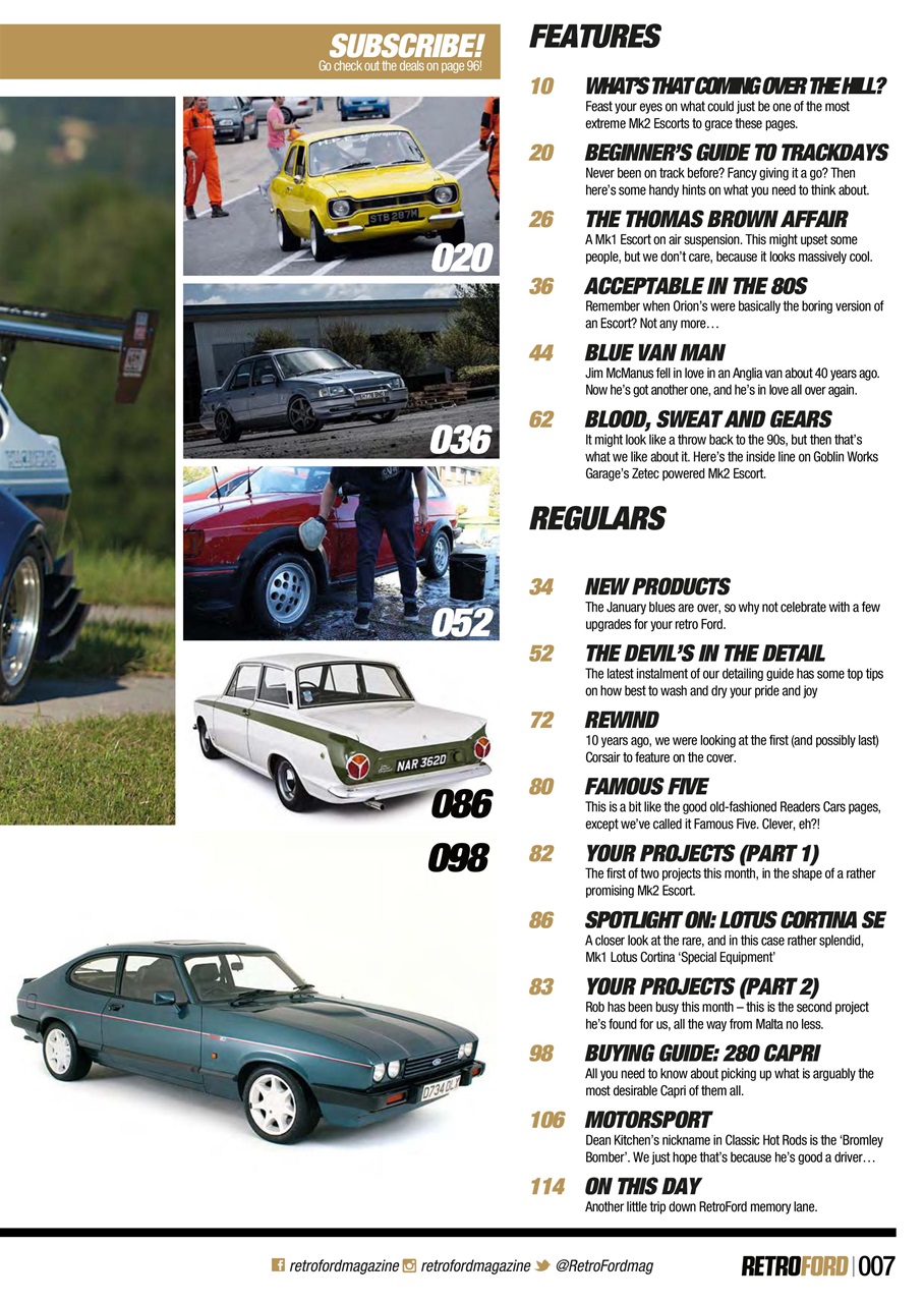 Retro Ford Preview Pages