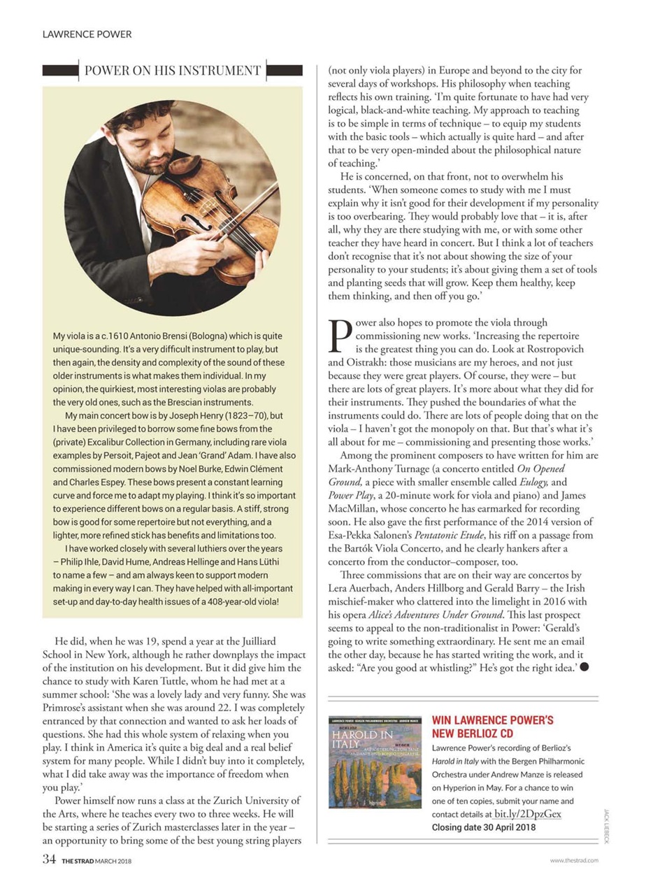 The Strad Preview Pages