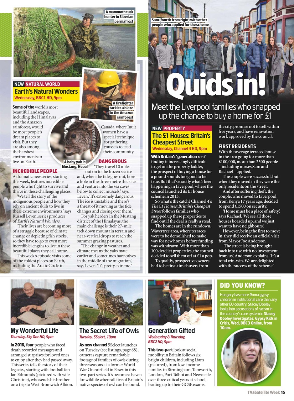 TV & Satellite Week Preview Pages