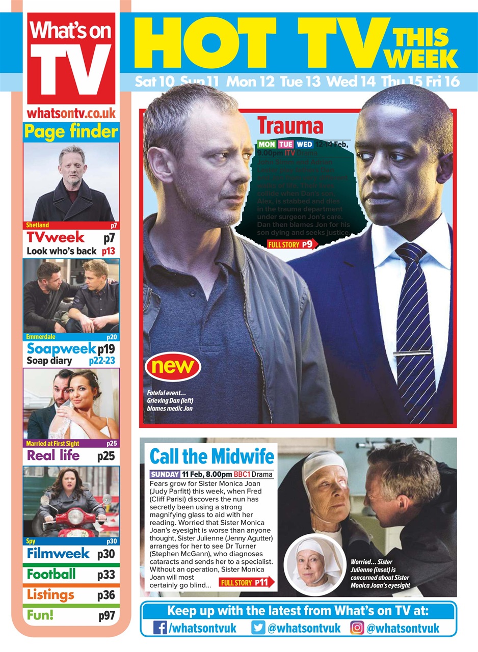 What's on TV Preview Pages