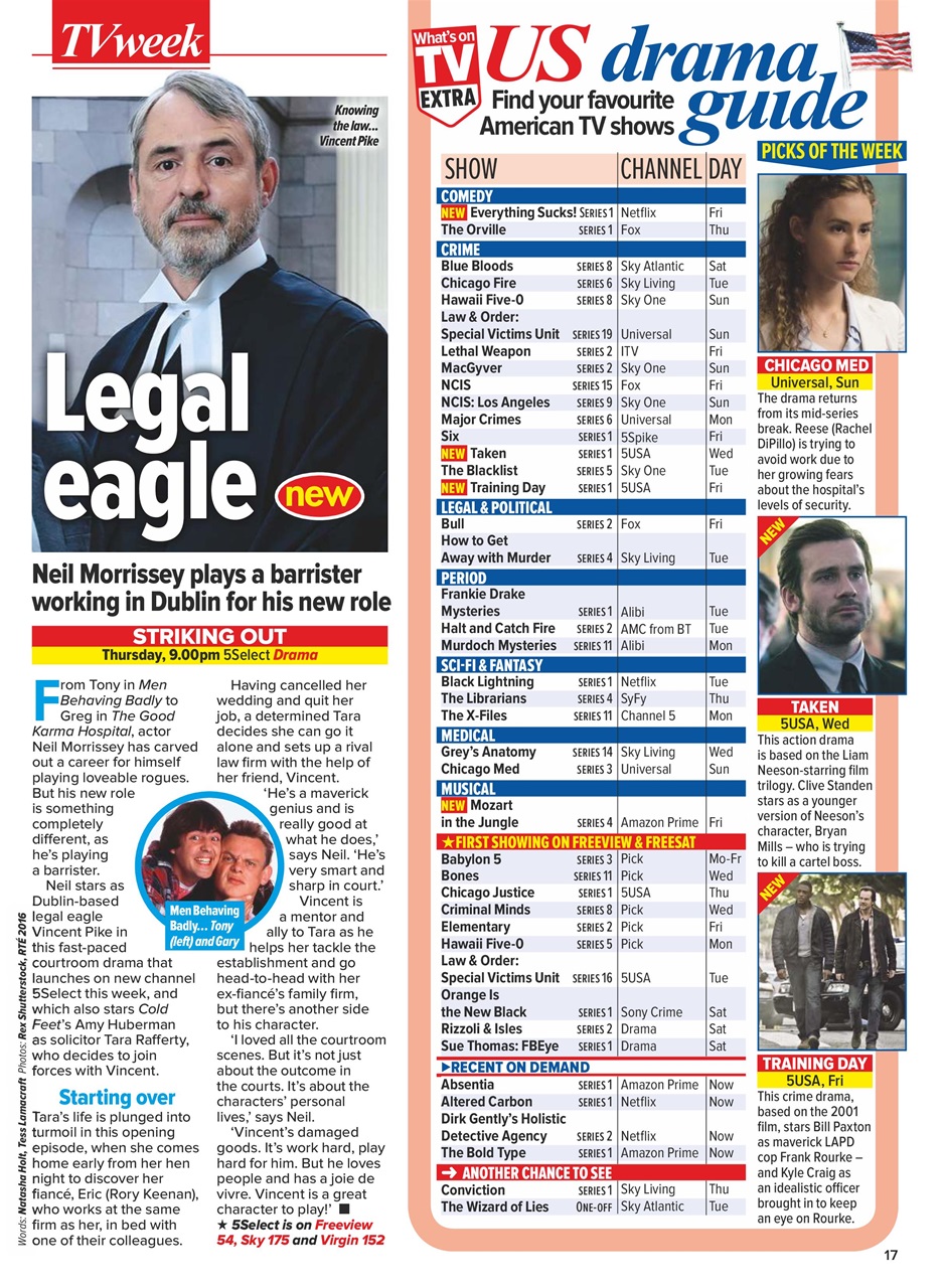 What's on TV Preview Pages