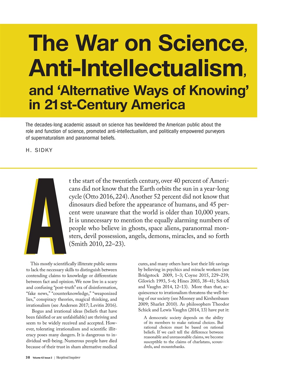 Skeptical Inquirer Preview Pages