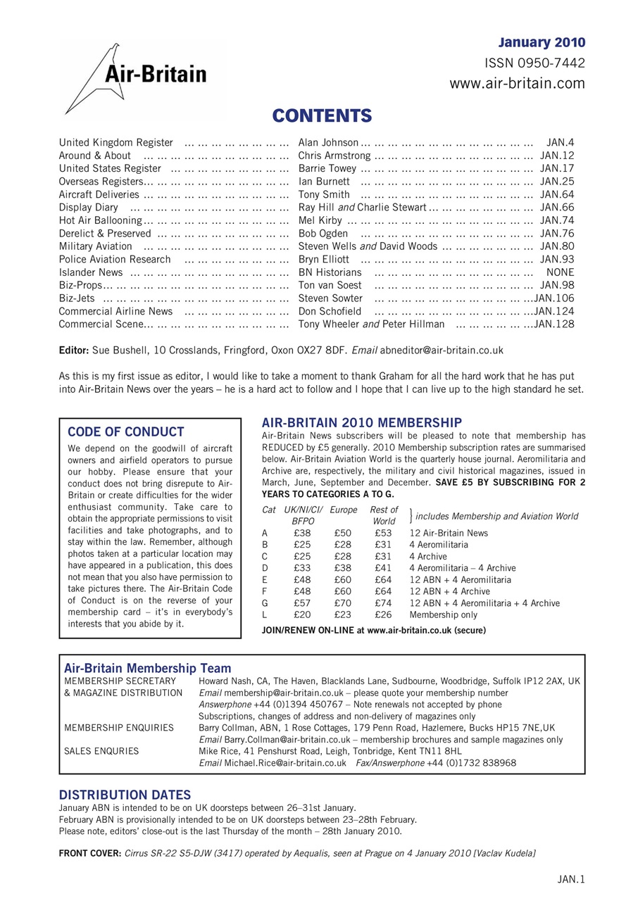 Air Britain News Preview Pages