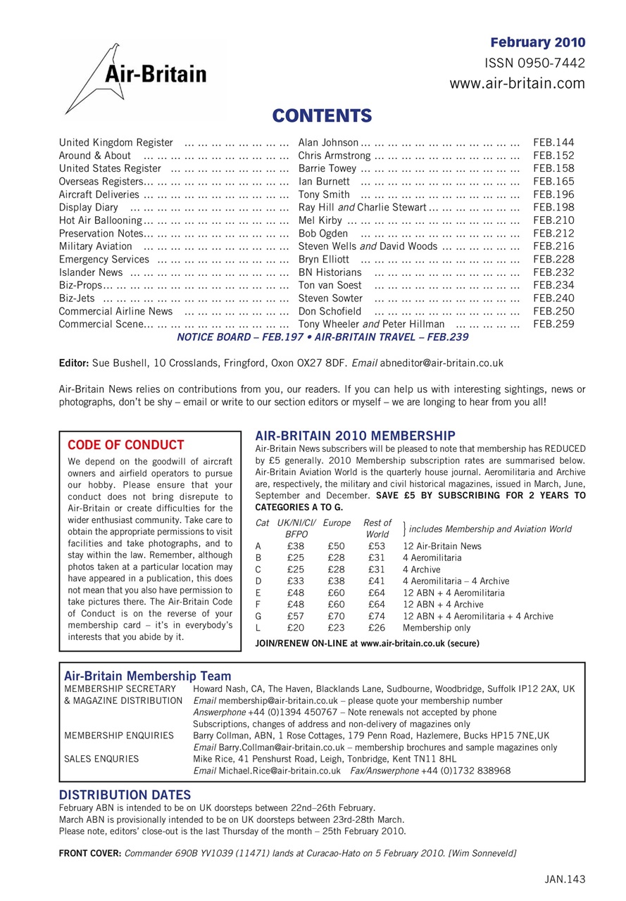 Air Britain News Preview Pages