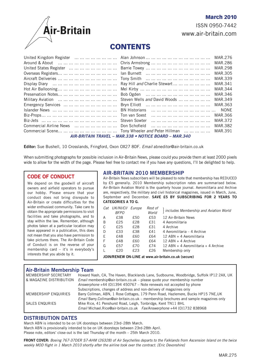 Air Britain News Preview Pages