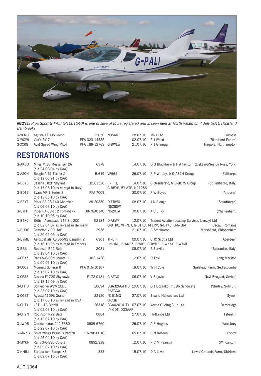 Air Britain News Preview Pages