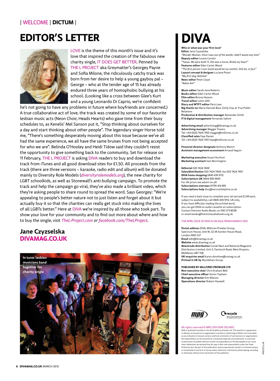 DIVA Magazine Preview Pages