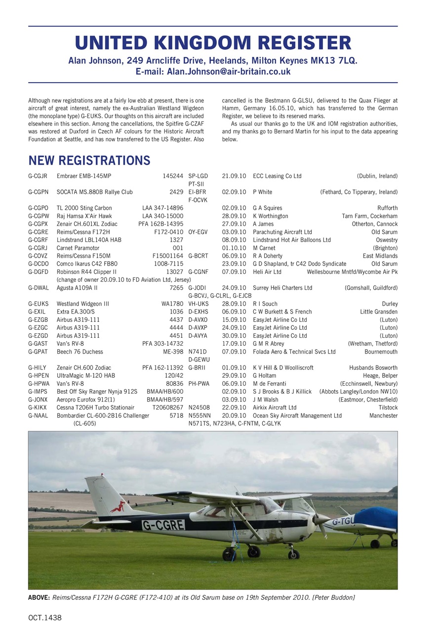 Air Britain News Preview Pages