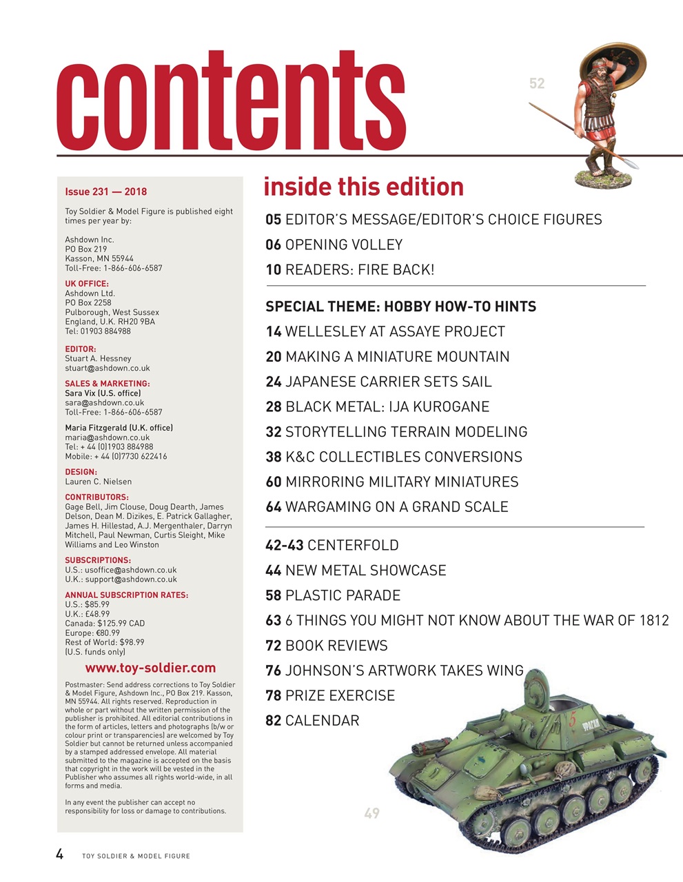 Toy Soldier & Model Figure Preview Pages