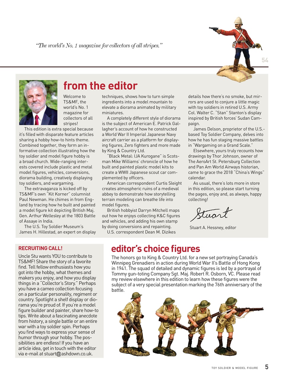 Toy Soldier & Model Figure Preview Pages