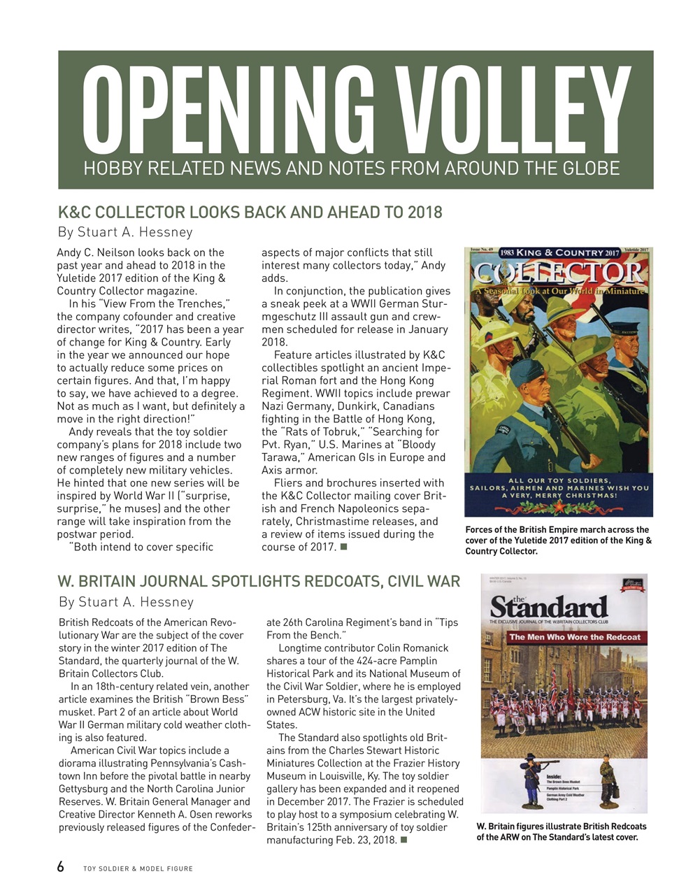 Toy Soldier & Model Figure Preview Pages