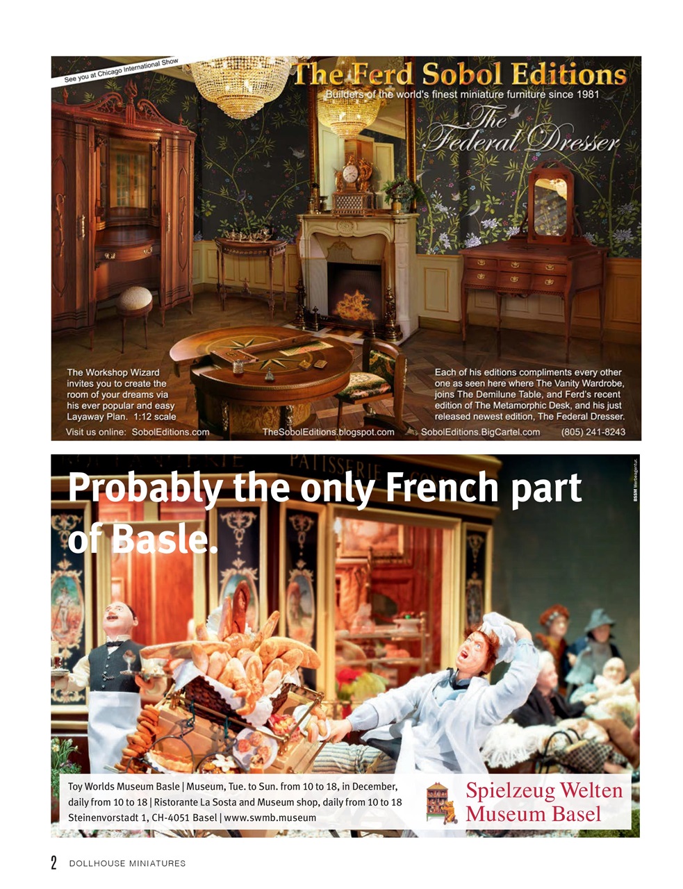 Dollhouse Miniatures Preview Pages