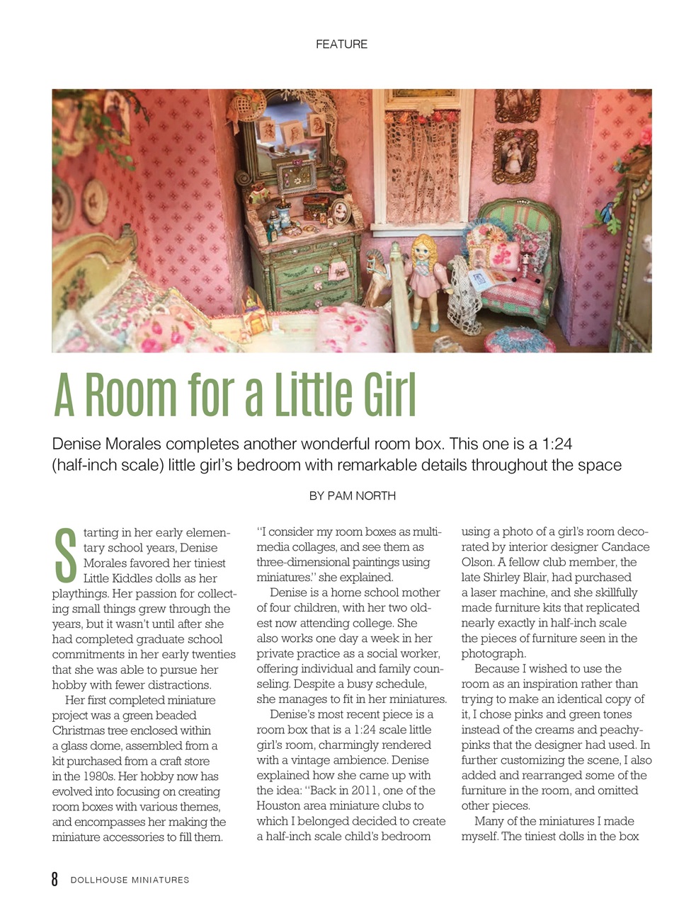 Dollhouse Miniatures Preview Pages