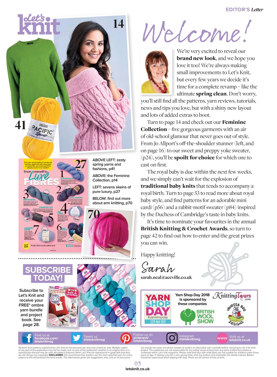 Let's Knit Preview Pages