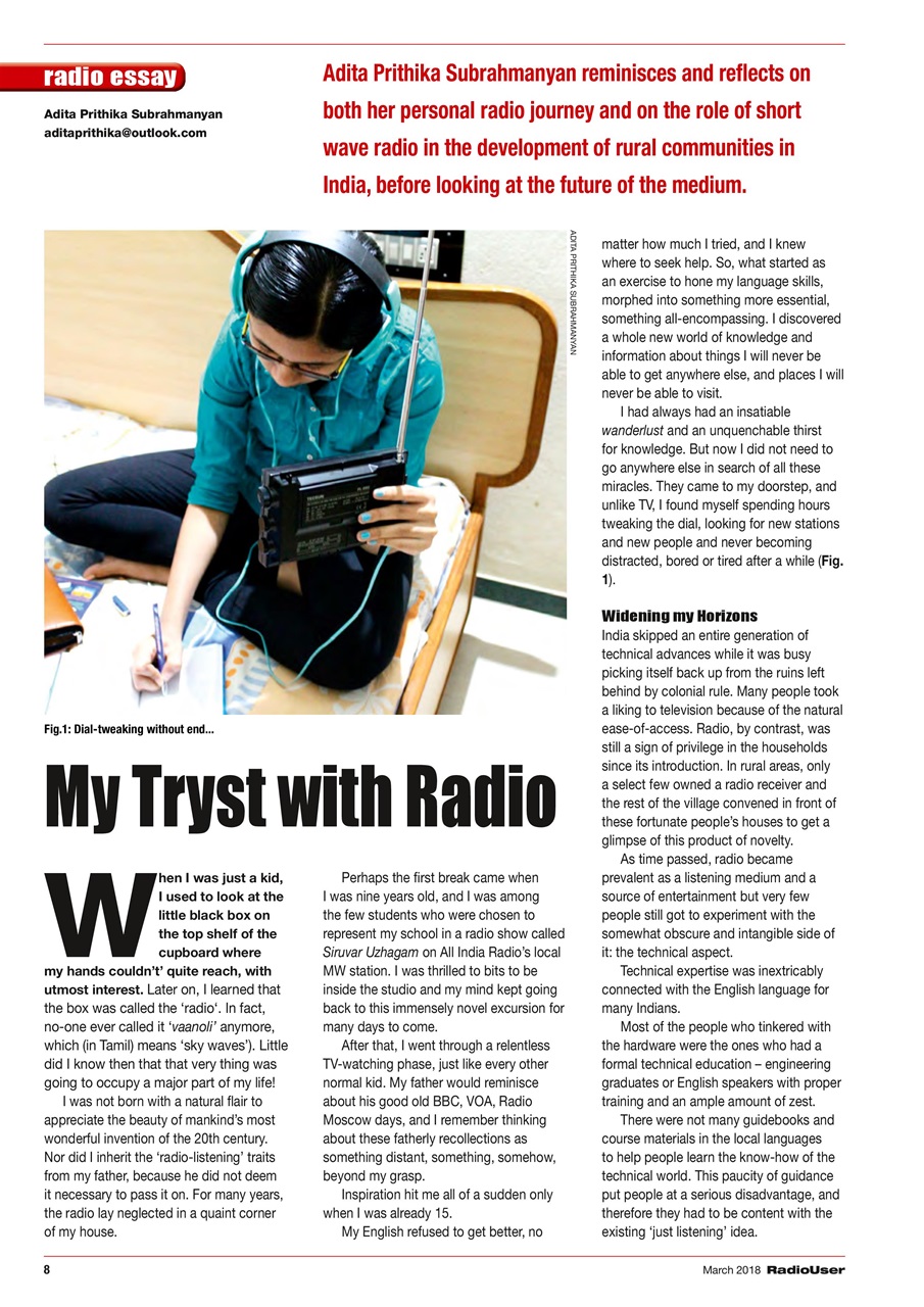 Radio User Preview Pages