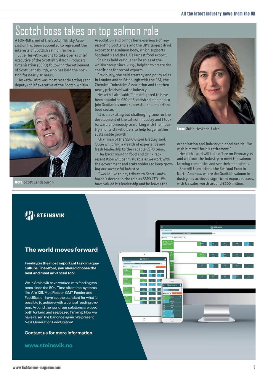 Fish Farmer Magazine Preview Pages