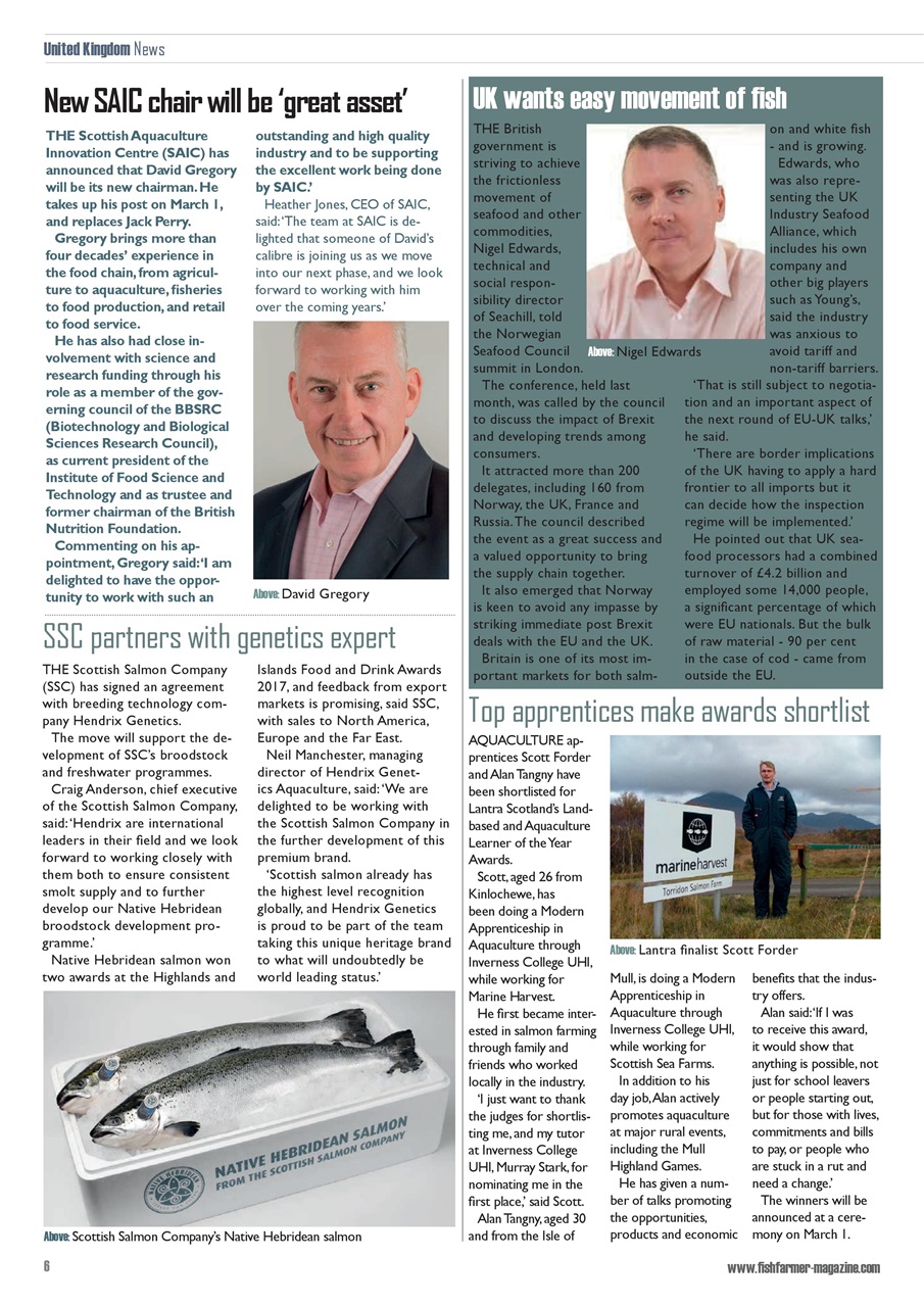 Fish Farmer Magazine Preview Pages