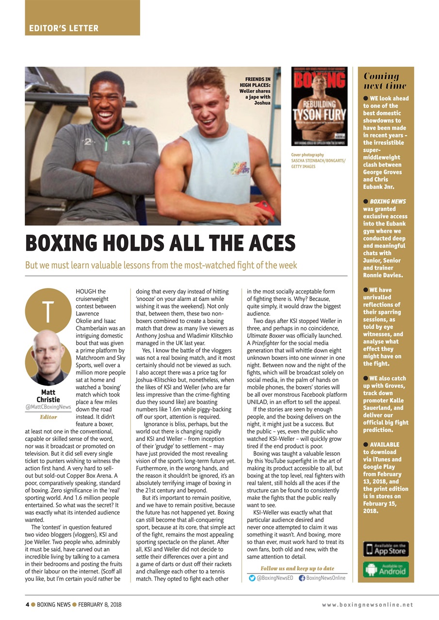 Boxing News Preview Pages