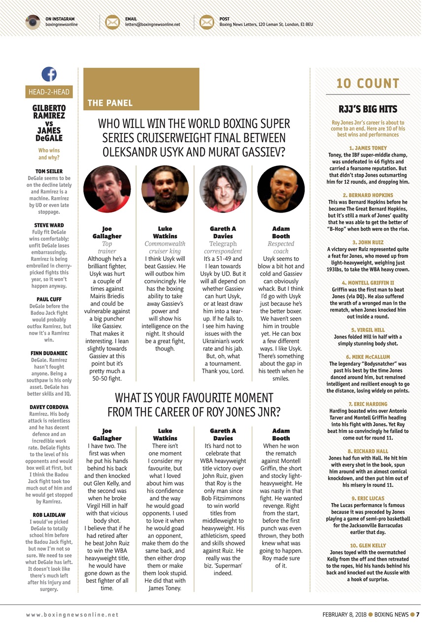 Boxing News Preview Pages
