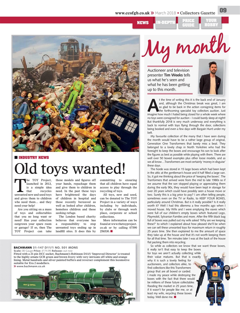 Collectors Gazette Preview Pages