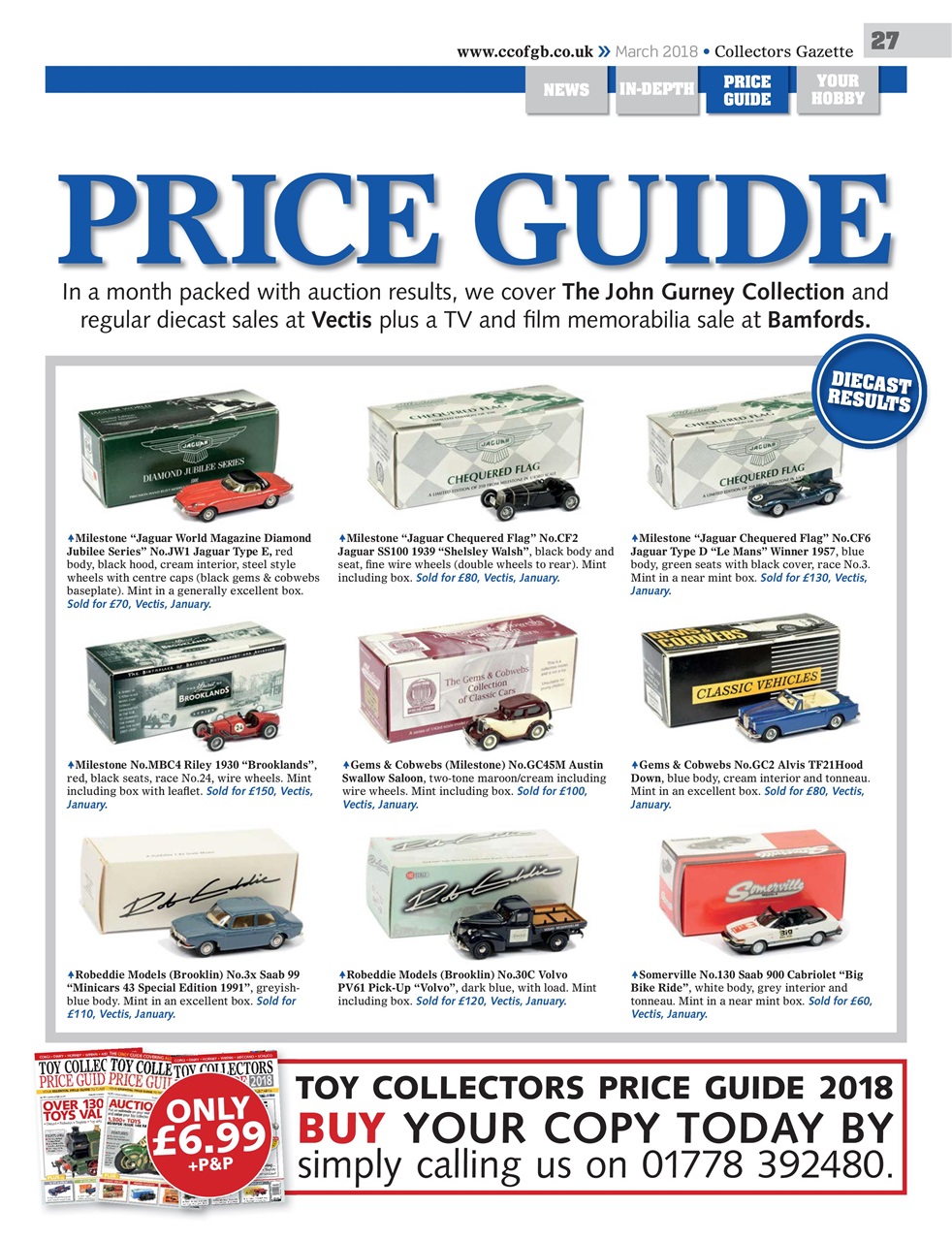 Collectors Gazette Preview Pages