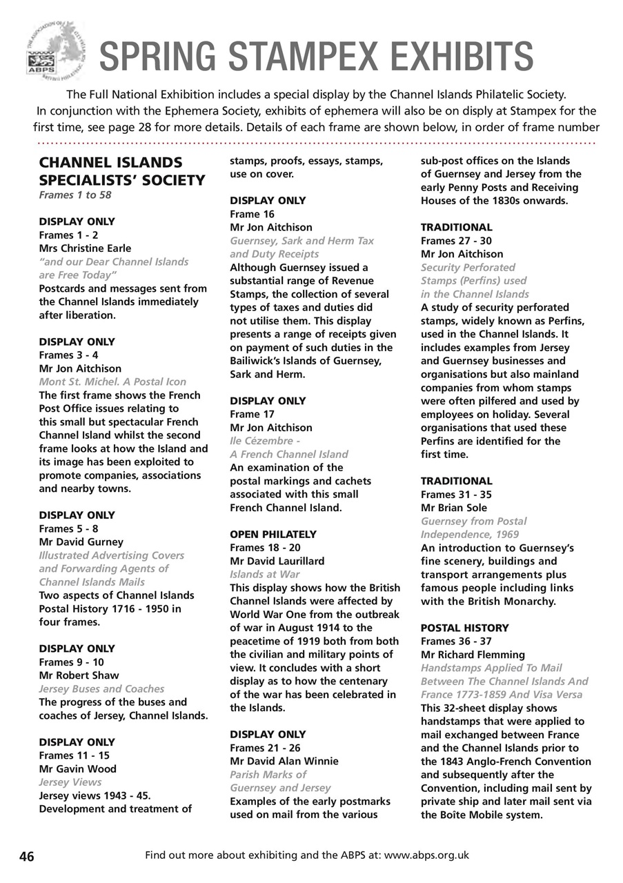 Stamp Collector Preview Pages