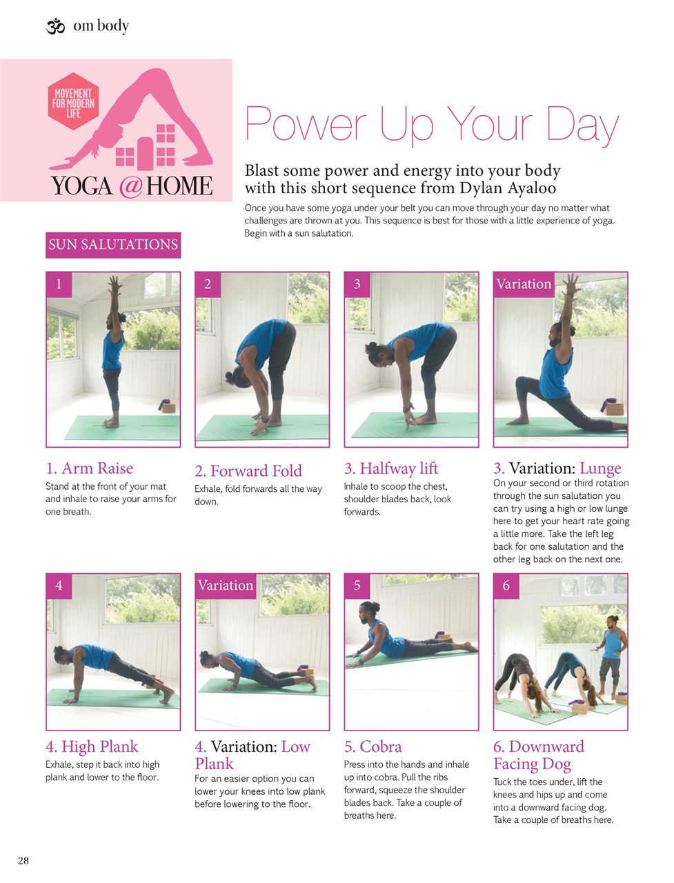 OM Yoga Magazine Preview Pages