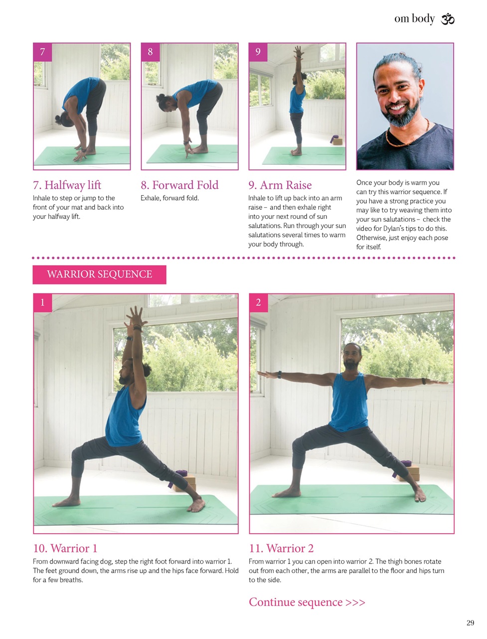 OM Yoga Magazine Preview Pages