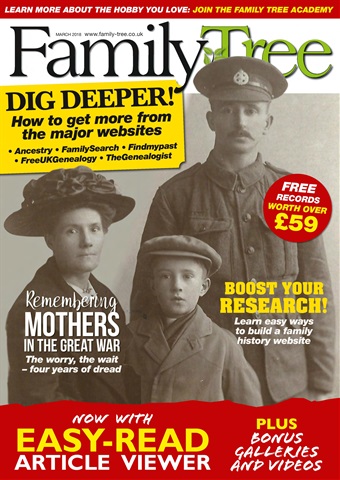Family Tree issue Family Tree March 2018
