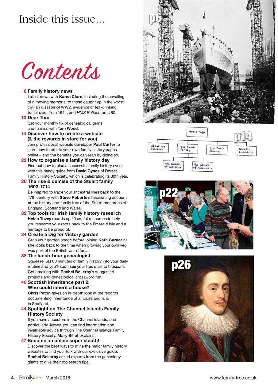 Family Tree Preview Pages