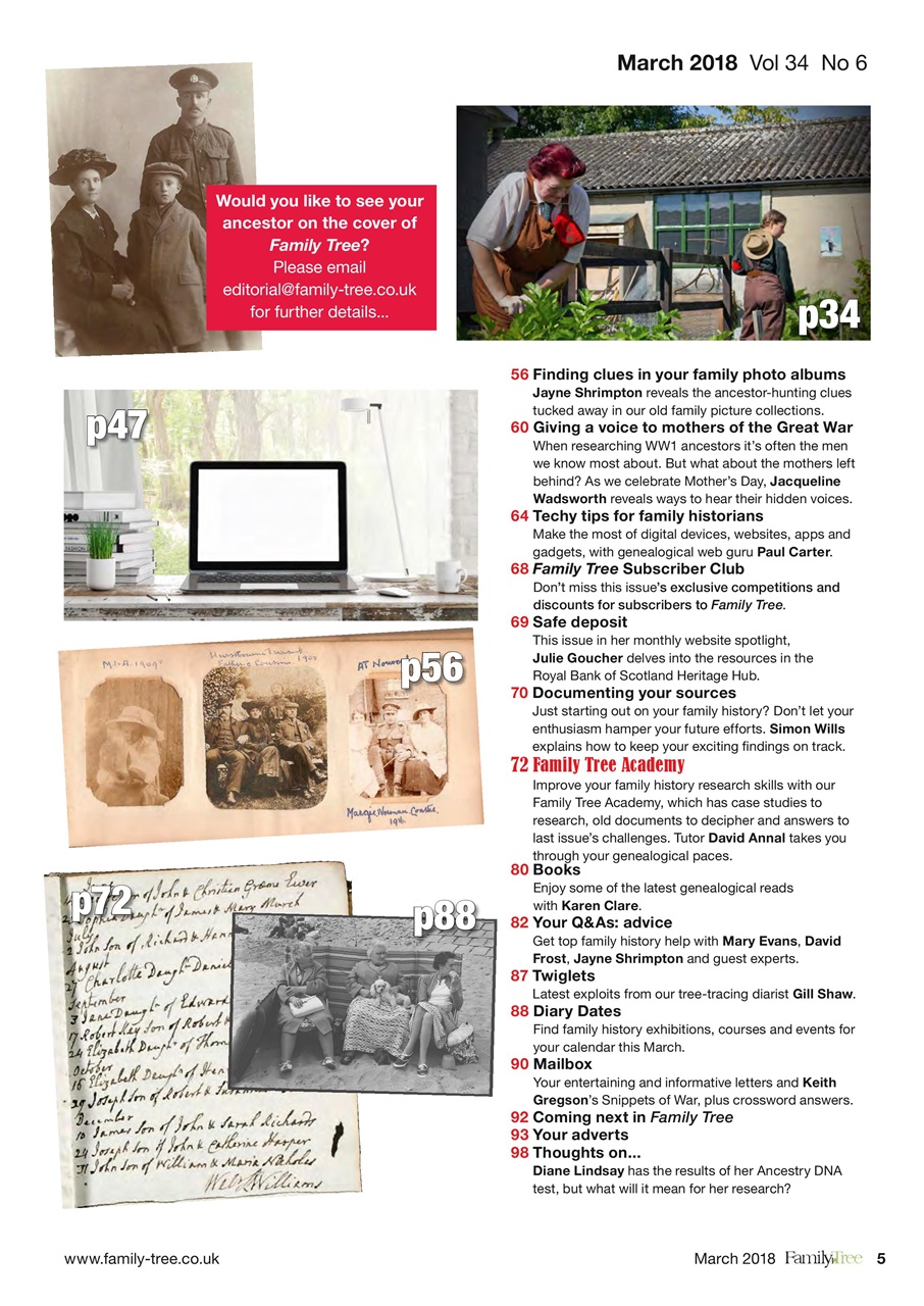 Family Tree Preview Pages