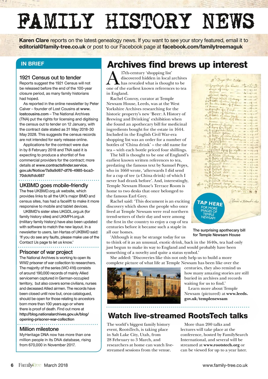 Family Tree Preview Pages