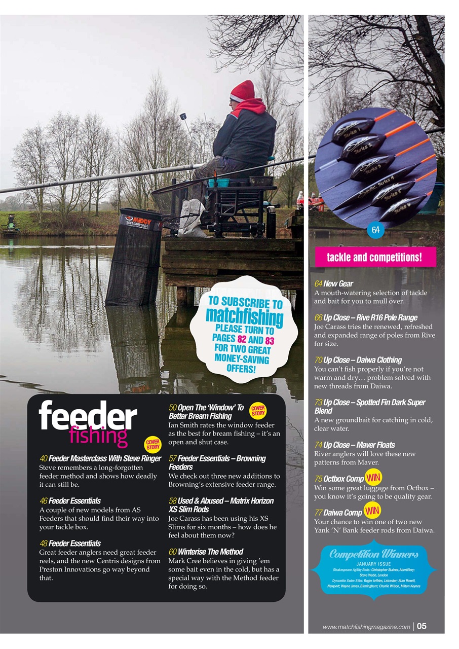 Match Fishing Preview Pages
