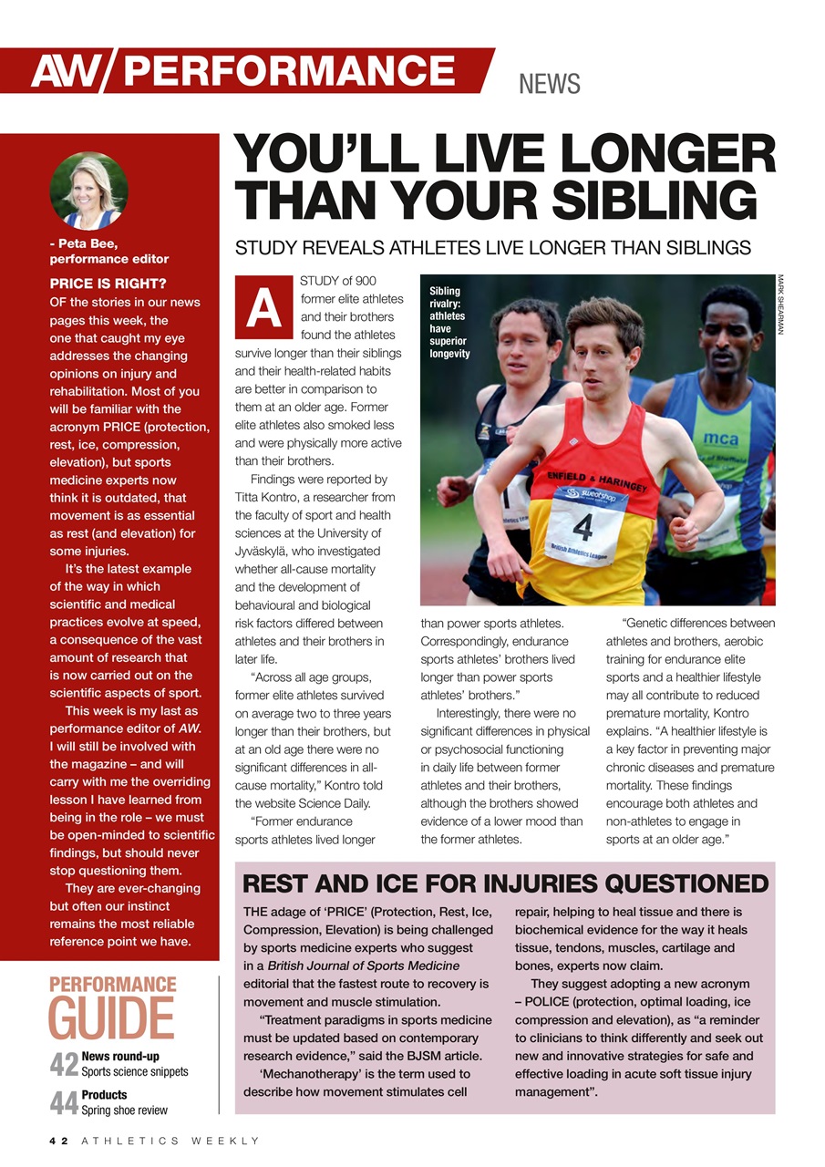 AW – Athletics Weekly Magazine Preview Pages