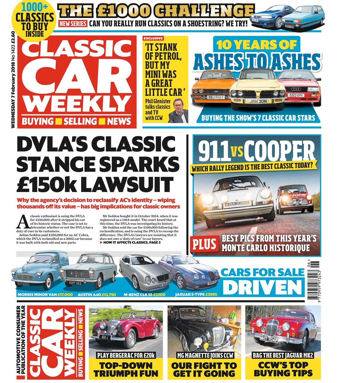Classic Car Weekly Preview Pages