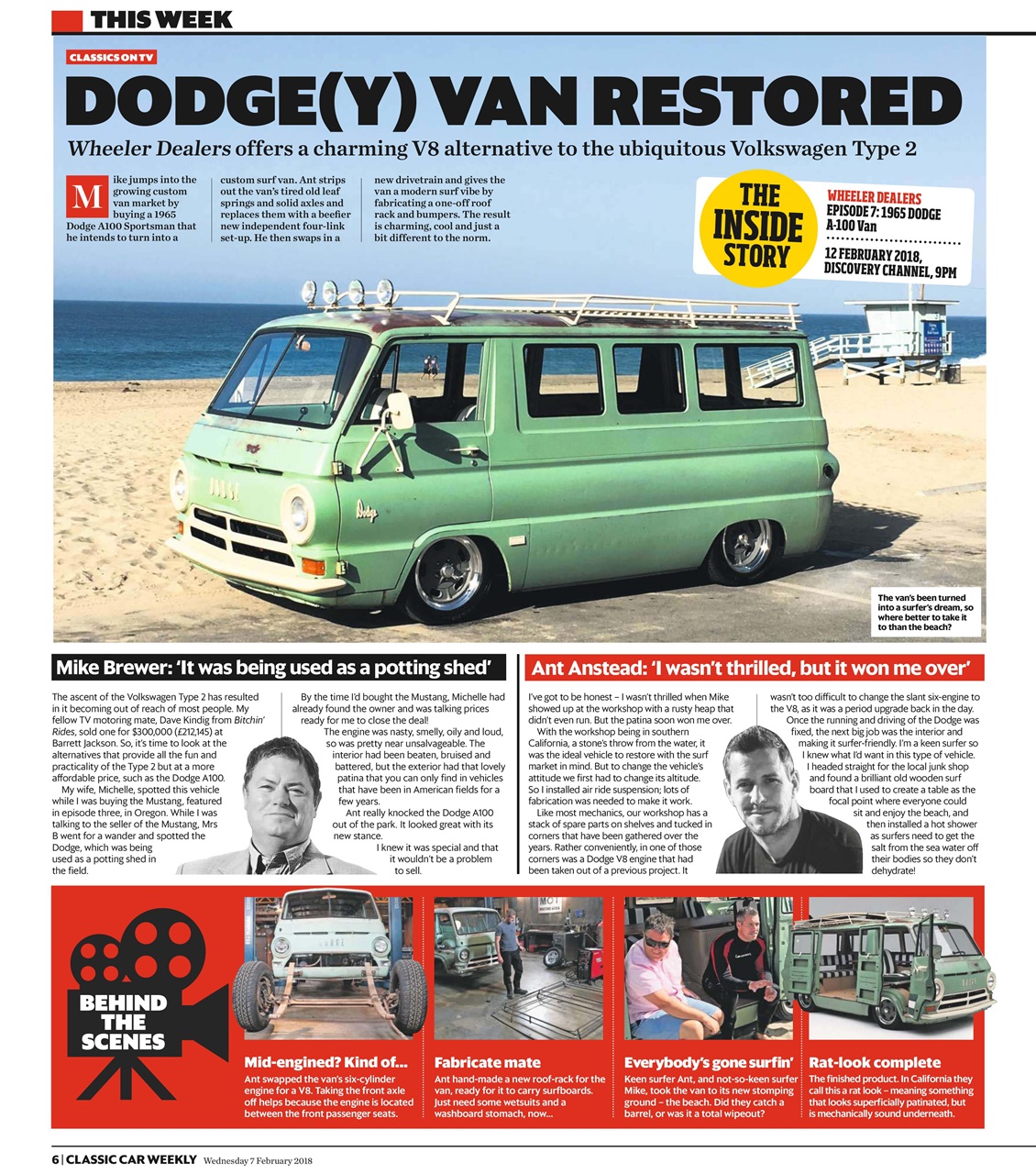 Classic Car Weekly Preview Pages